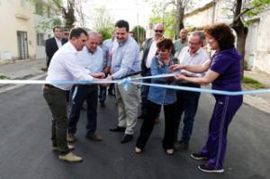 Se inaugur el pavimento en Prat entre Alvear y Rivadavia